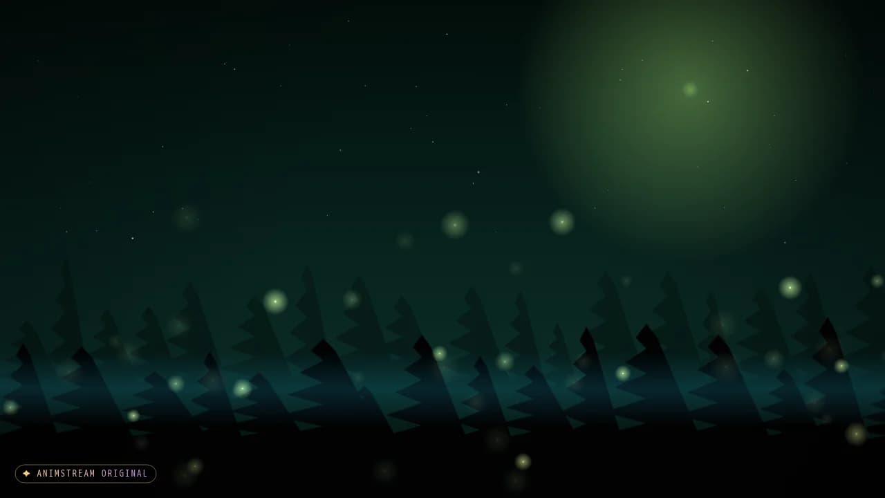Hintergrund – Ambient Scenes Glühwürmchen Smaragd