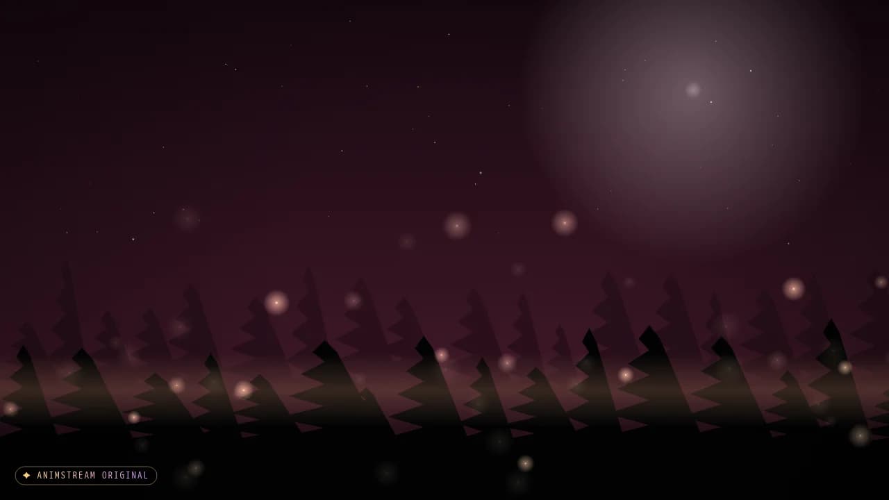 Hintergrund – Ambient Scenes Glühwürmchen Rosé