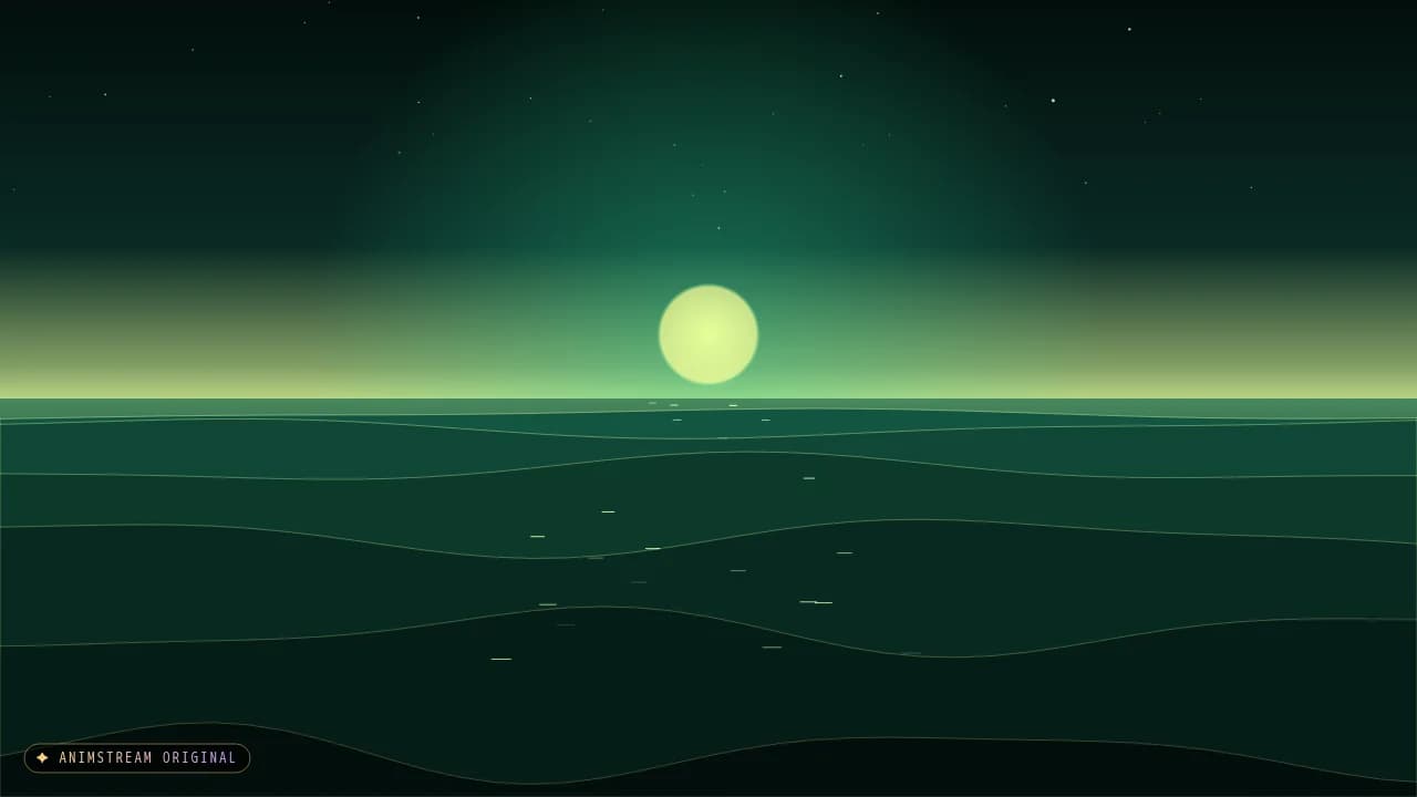 Hintergrund – Ambient Scenes Wellen Smaragd