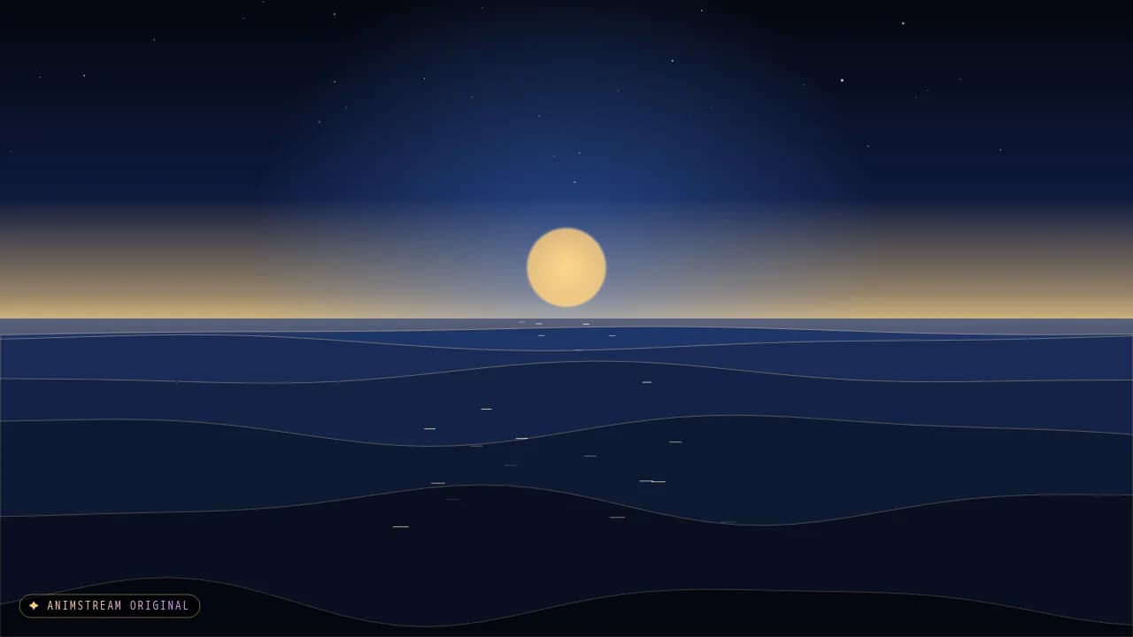Hintergrund – Ambient Scenes Wellen Nacht