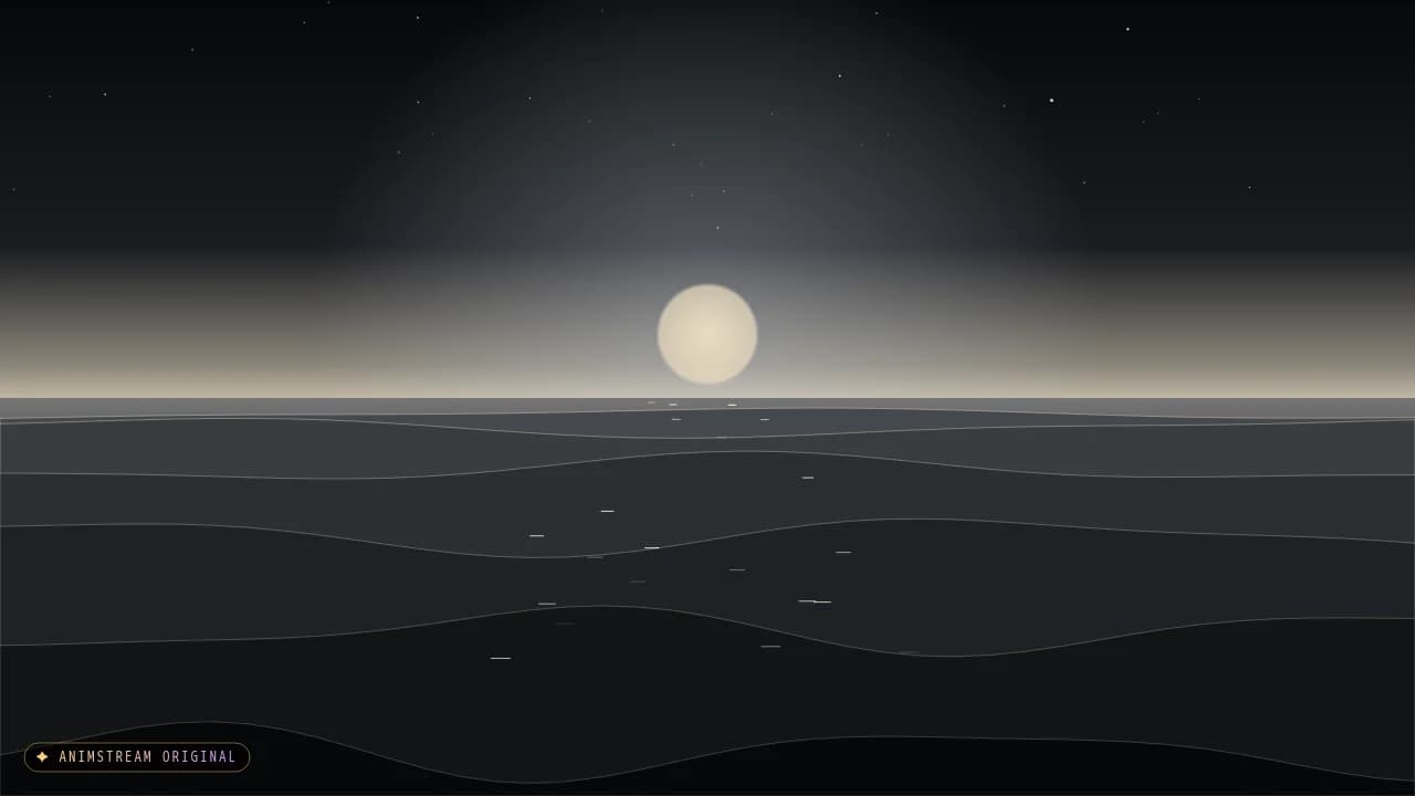 Hintergrund – Ambient Scenes Wellen Noir