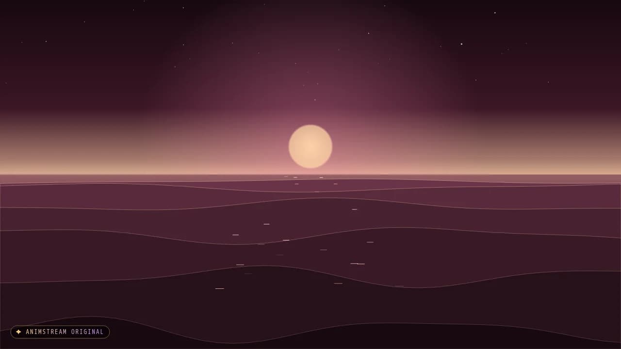 Hintergrund – Ambient Scenes Wellen Rosé