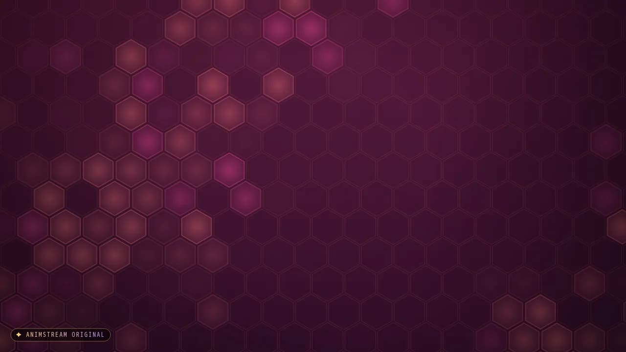 Hintergrund – Calm Patterns Hex Glow Sunset