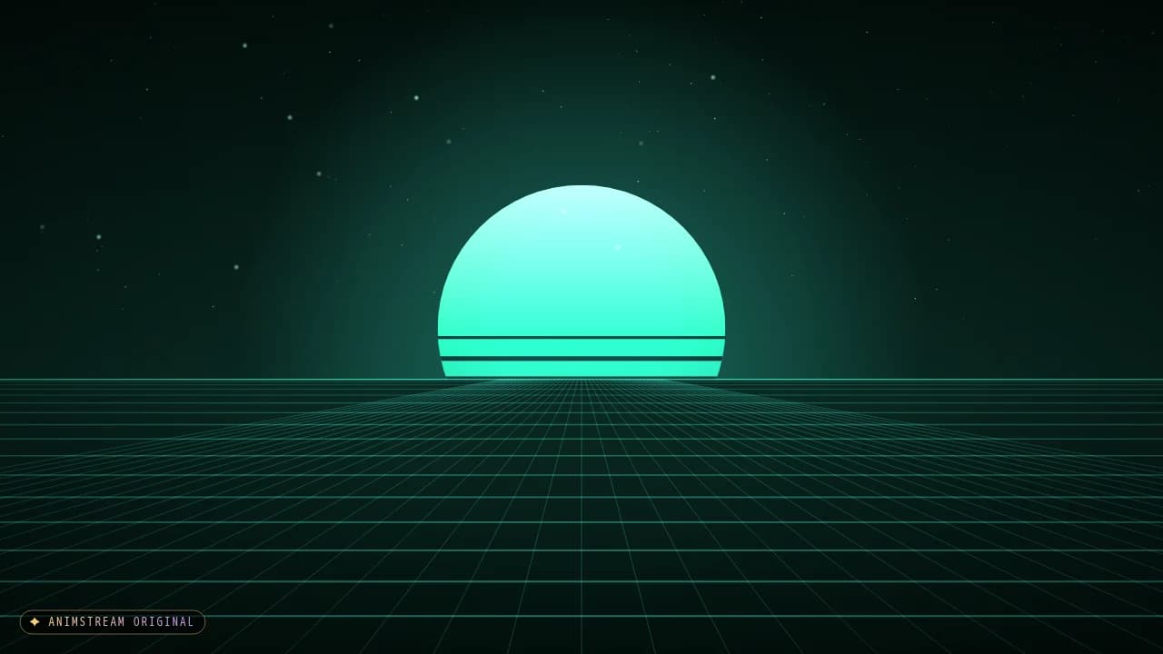 Hintergrund – Calm Patterns Retro Grid Forest