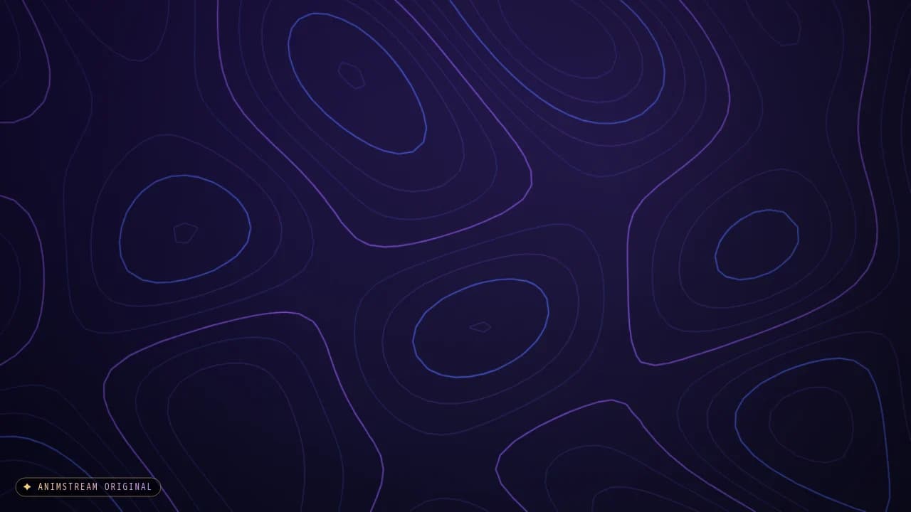 Hintergrund – Calm Patterns Topo Lines Midnight
