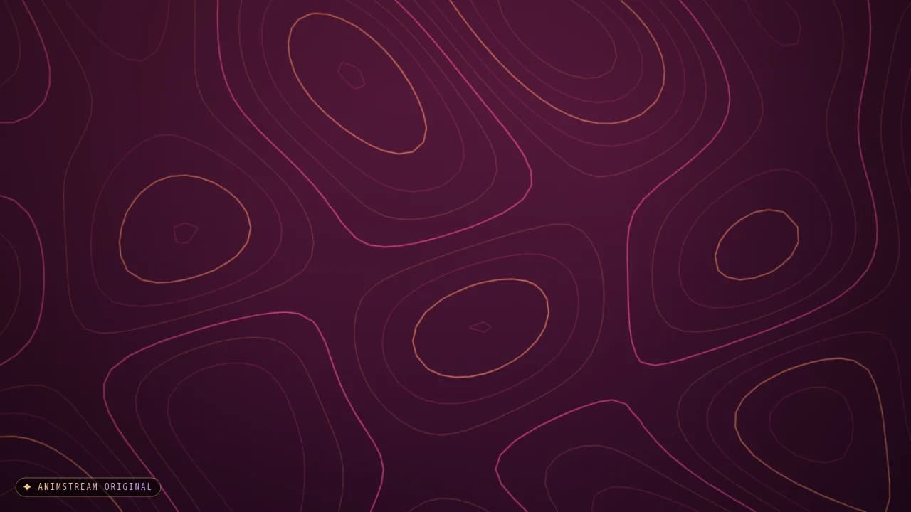 Hintergrund – Calm Patterns Topo Lines Sunset