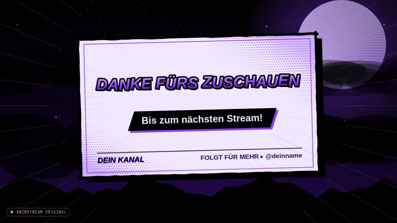 Stream-Ende-Szene – Anime Impact Schatten