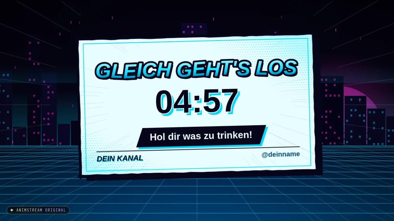 Starting Soon-Szene – Anime Impact Cyber
