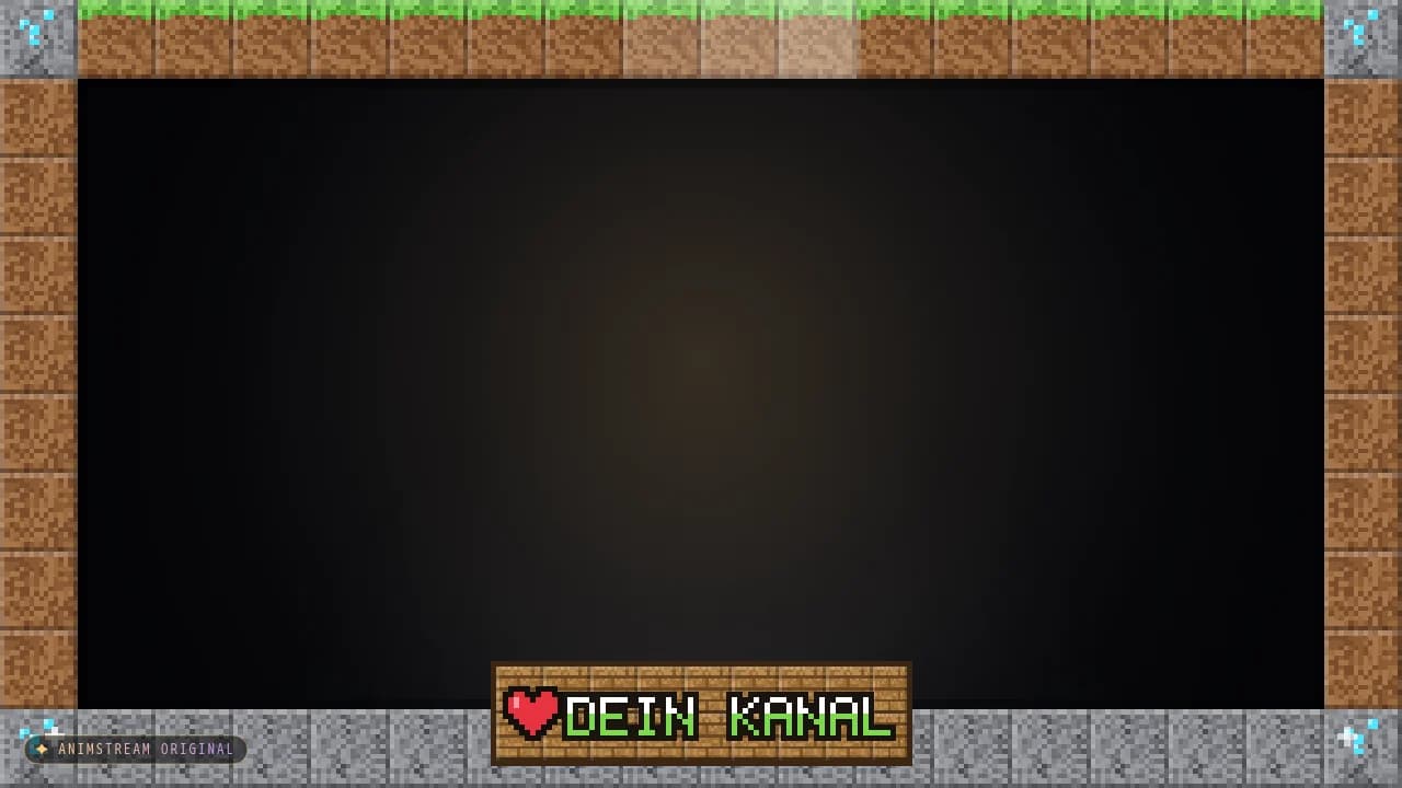 Kamera-Rahmen – Blockcraft Grasland