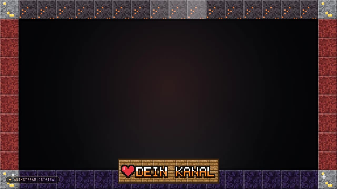 Kamera-Rahmen – Blockcraft Lava