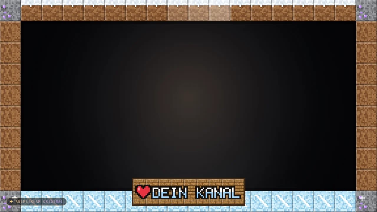Kamera-Rahmen – Blockcraft Schnee
