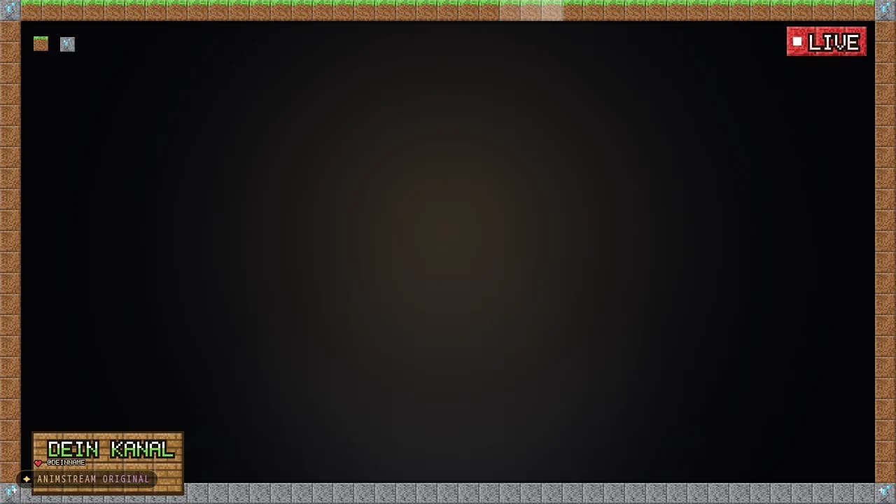 Stream-Rahmen – Blockcraft Grasland