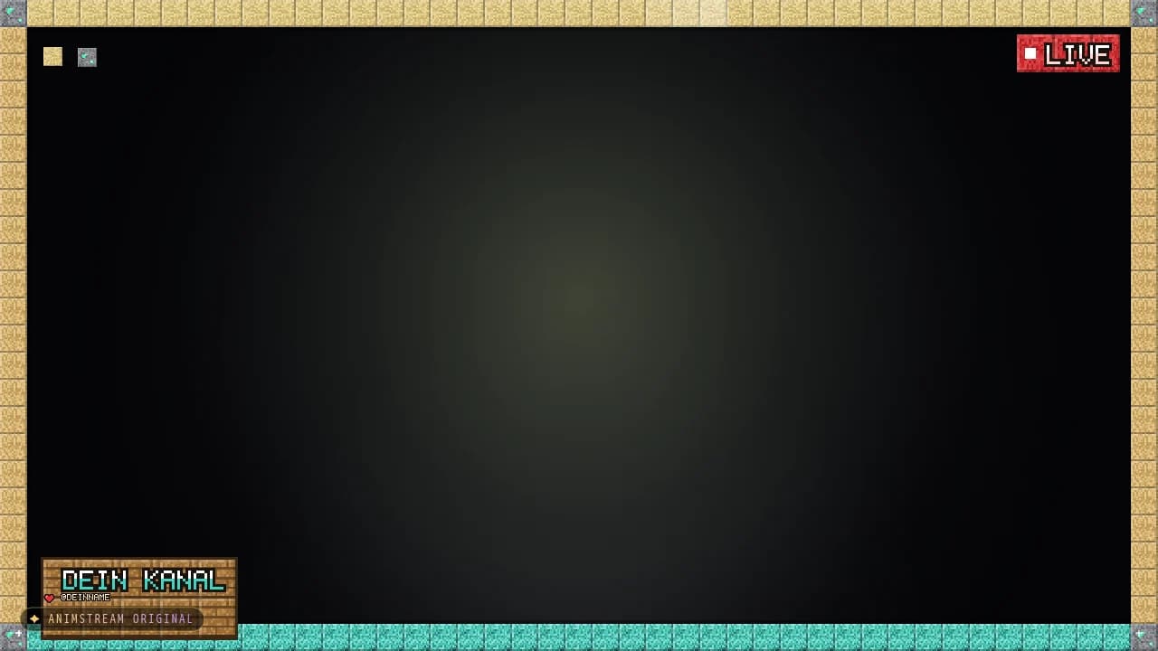 Stream-Rahmen – Blockcraft Ozean