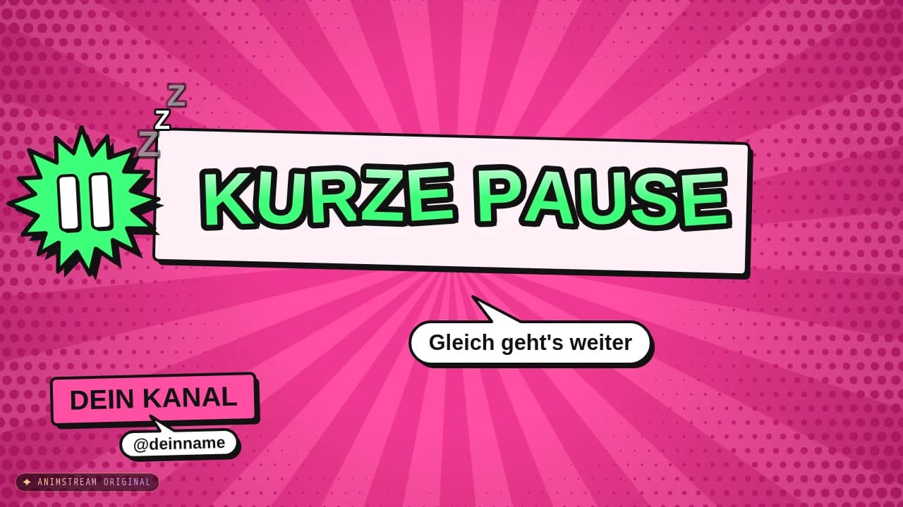 Pause-Szene – Comic Burst Punk