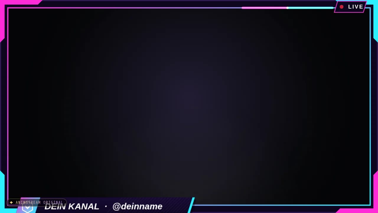 Kamera-Rahmen – Esports Broadcast Neon
