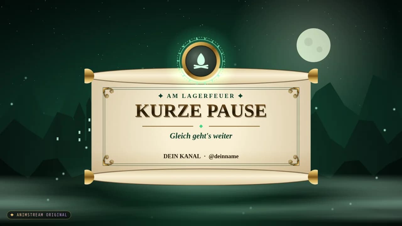 Pause-Szene – Fantasy Quest Elfenwald