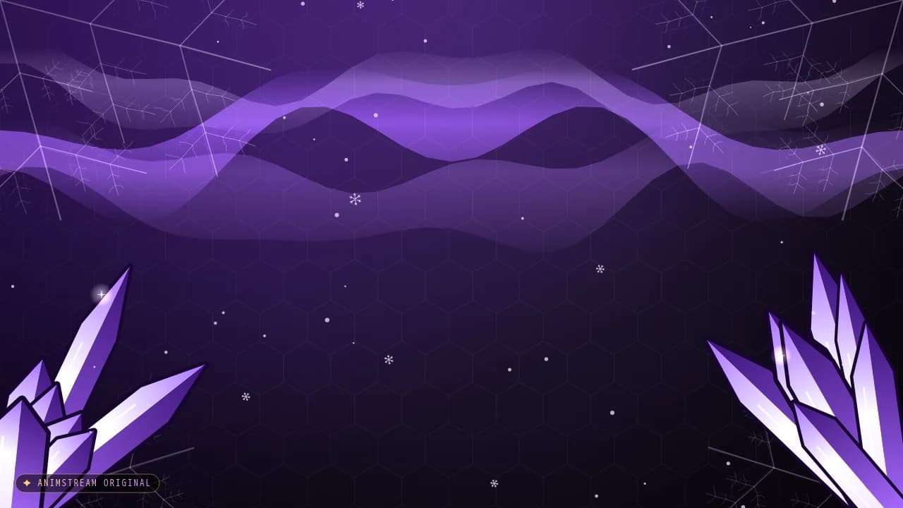 Hintergrund – Frost Shatter Amethyst