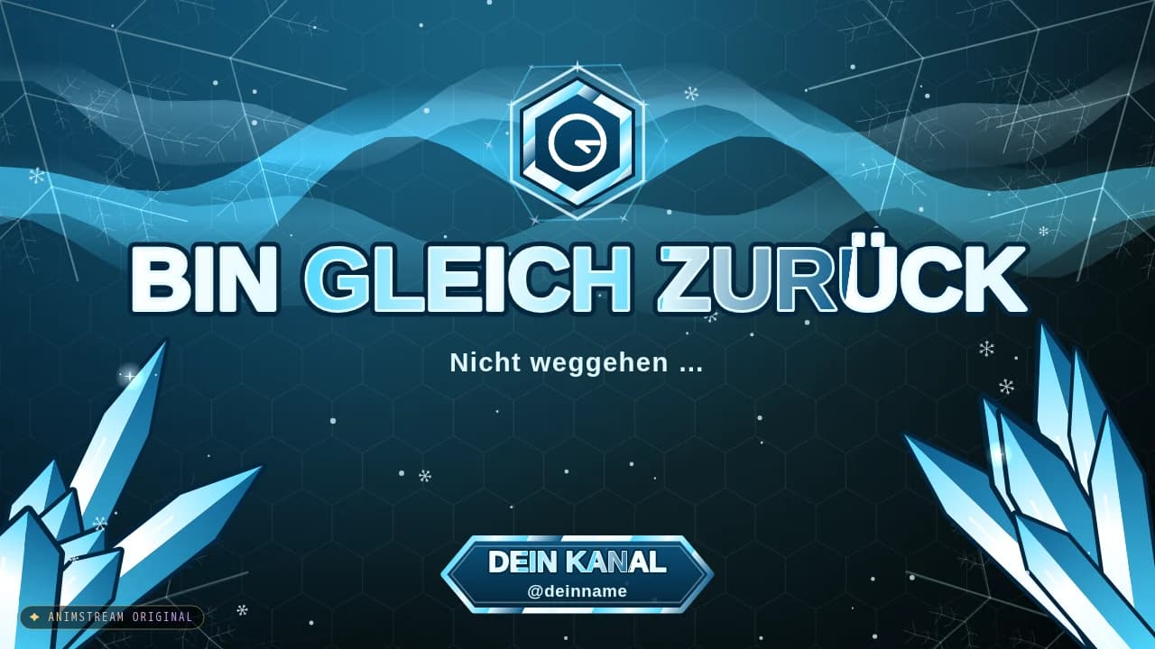 Bin gleich zurück-Szene – Frost Shatter Gletscher