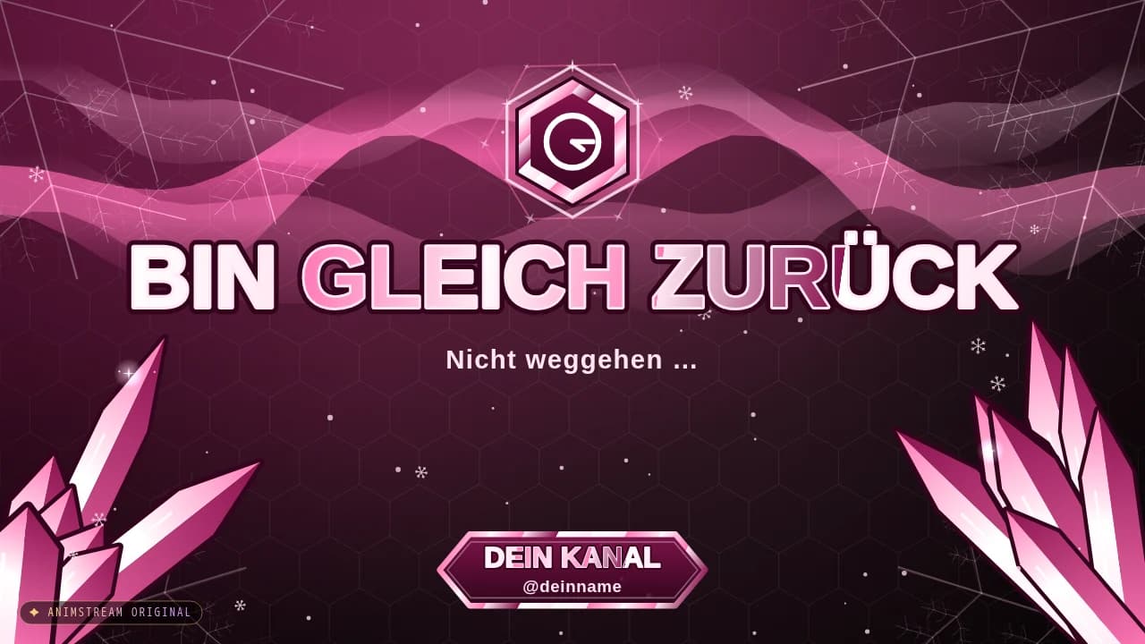 Bin gleich zurück-Szene – Frost Shatter Rosé-Eis