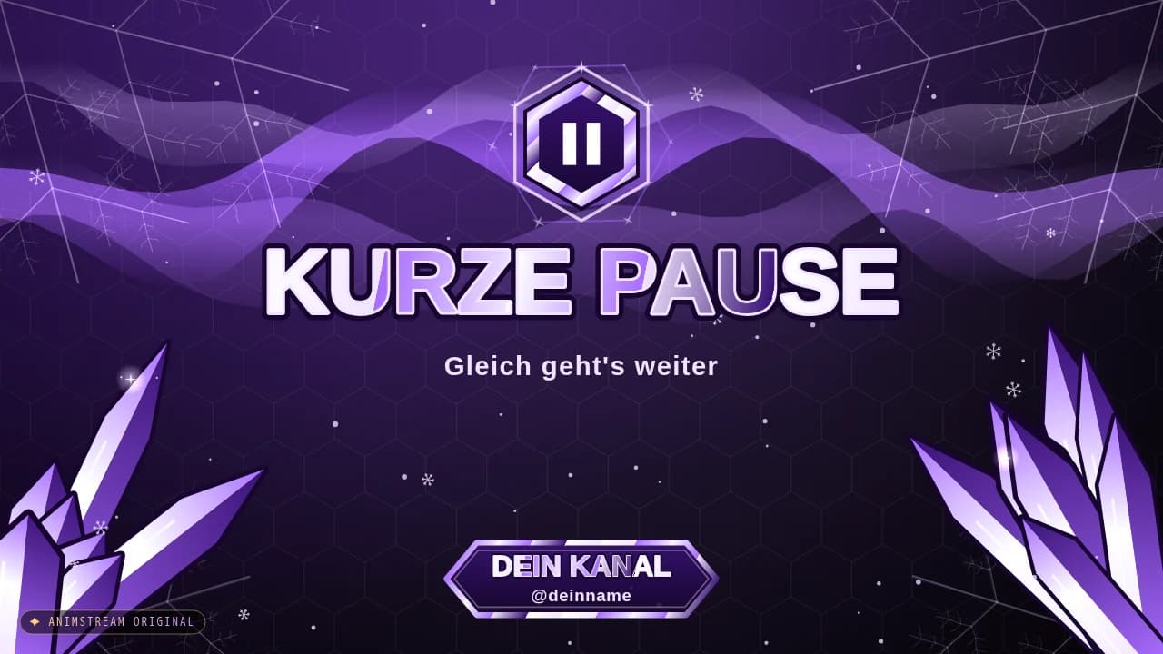 Pause-Szene – Frost Shatter Amethyst