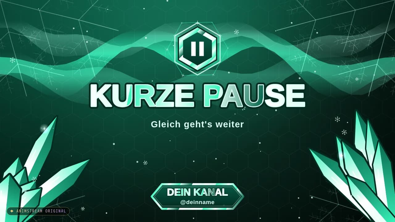 Pause-Szene – Frost Shatter Minze