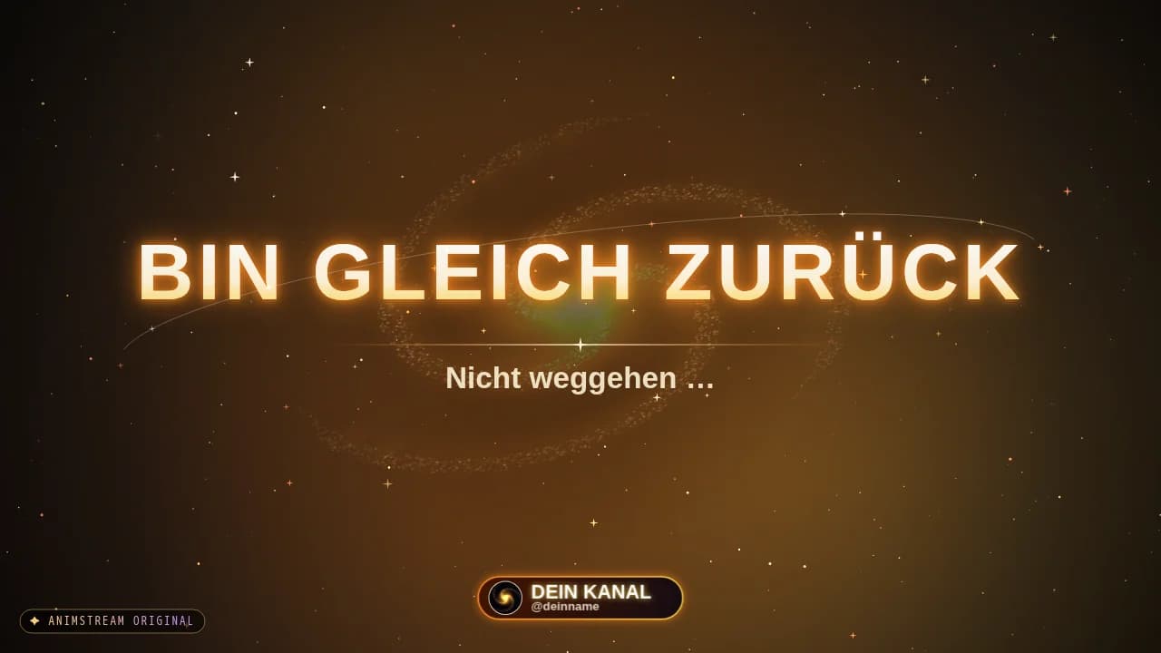 Bin gleich zurück-Szene – Galaxy Portal Supernova