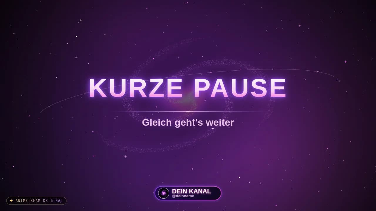 Pause-Szene – Galaxy Portal Nebula