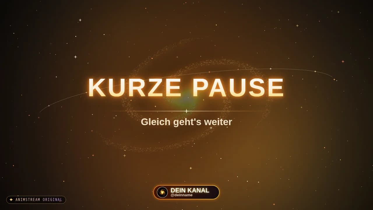 Pause-Szene – Galaxy Portal Supernova