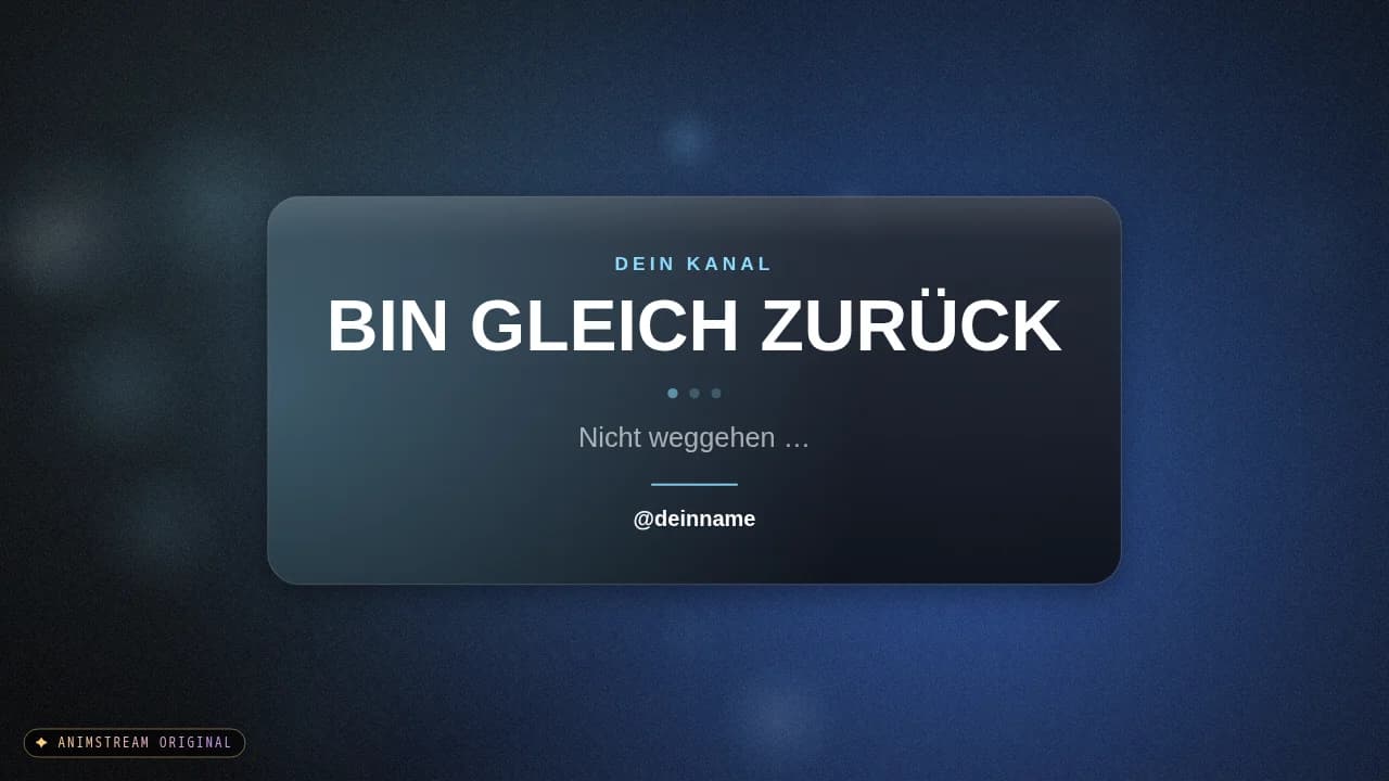 Bin gleich zurück-Szene – Glass Toast Ice