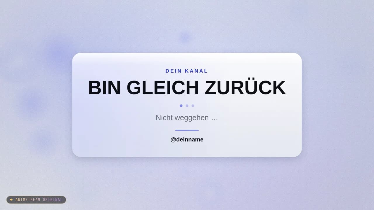 Bin gleich zurück-Szene – Glass Toast Hell