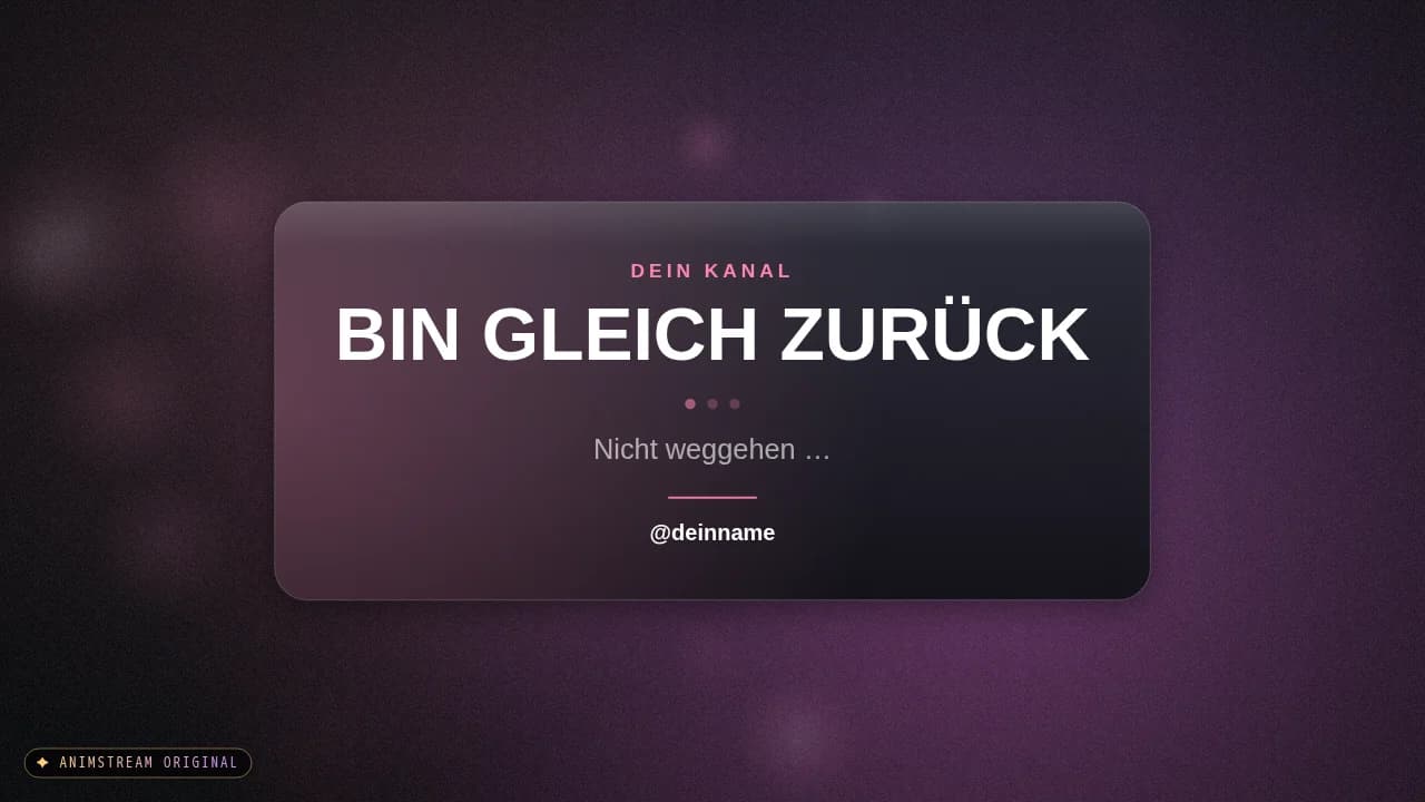 Bin gleich zurück-Szene – Glass Toast Rosé