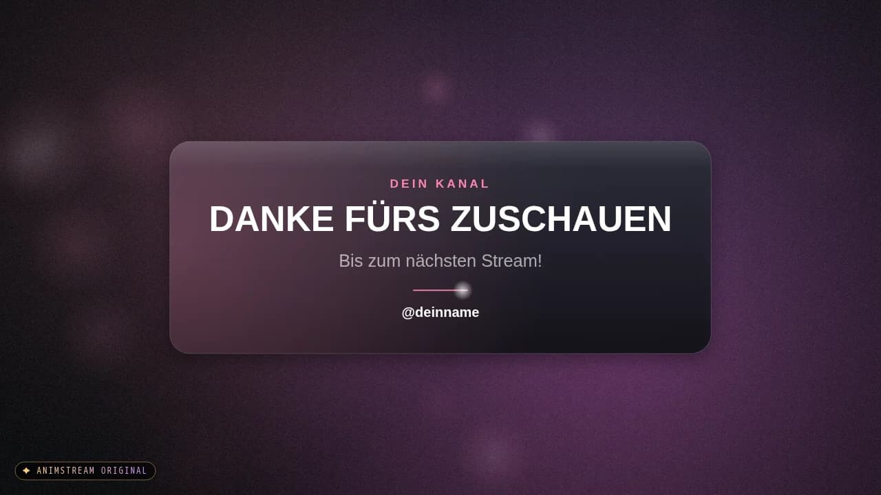 Stream-Ende-Szene – Glass Toast Rosé