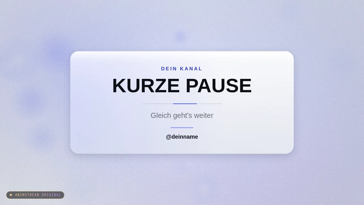 Pause-Szene – Glass Toast Hell