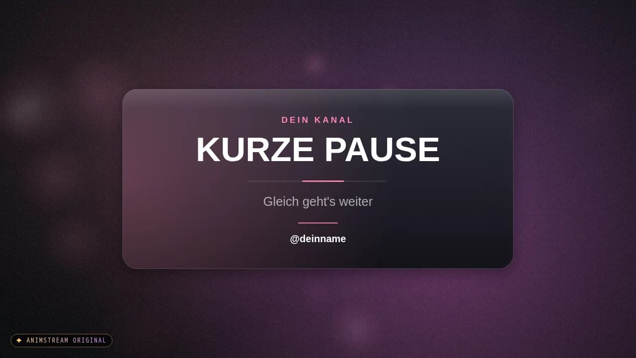 Pause-Szene – Glass Toast Rosé
