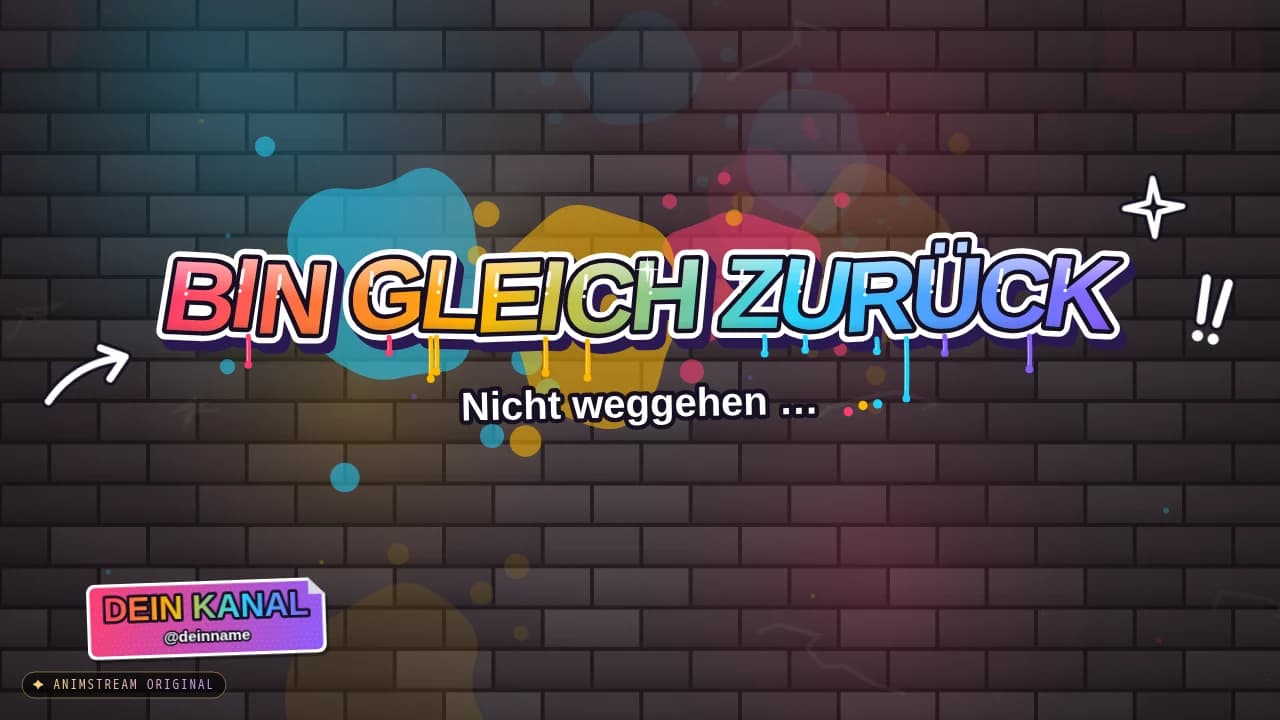 Bin gleich zurück-Szene – Graffiti Tag Street