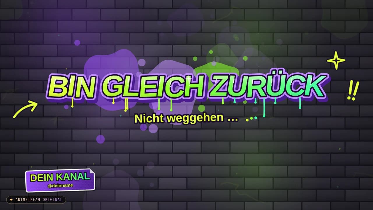 Bin gleich zurück-Szene – Graffiti Tag Toxic