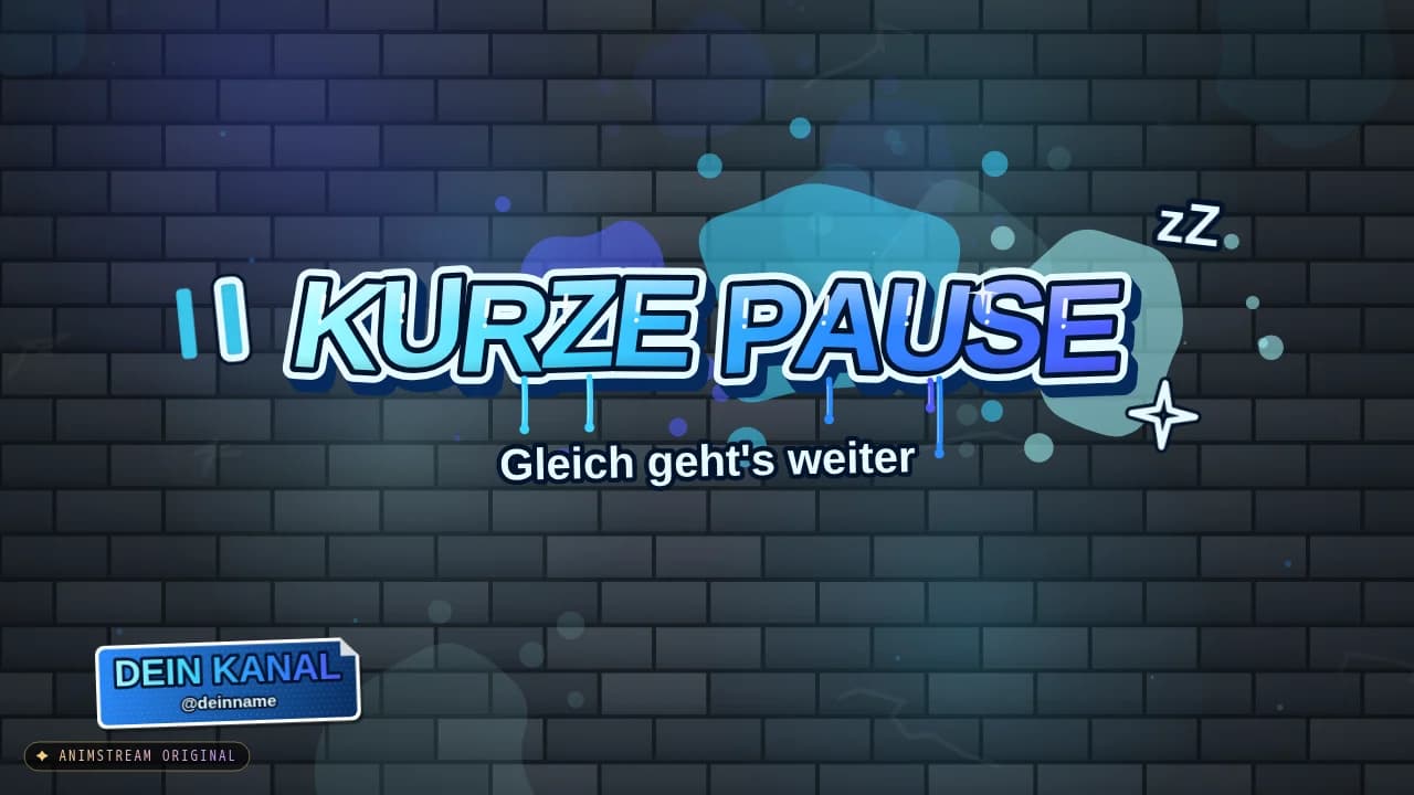 Pause-Szene – Graffiti Tag Ocean