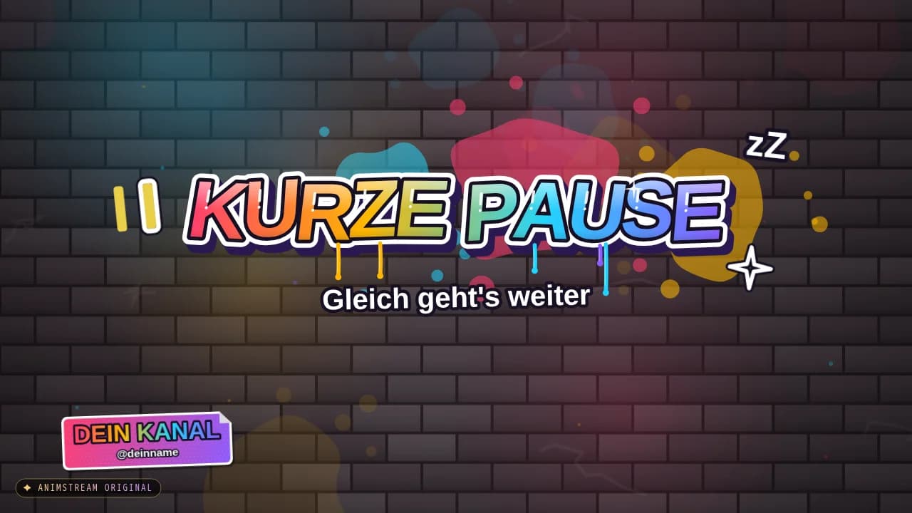 Pause-Szene – Graffiti Tag Street