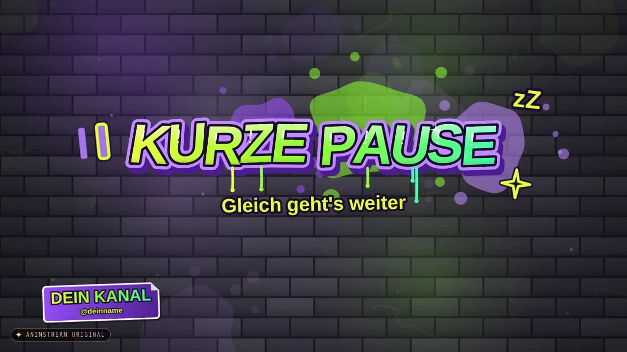 Pause-Szene – Graffiti Tag Toxic