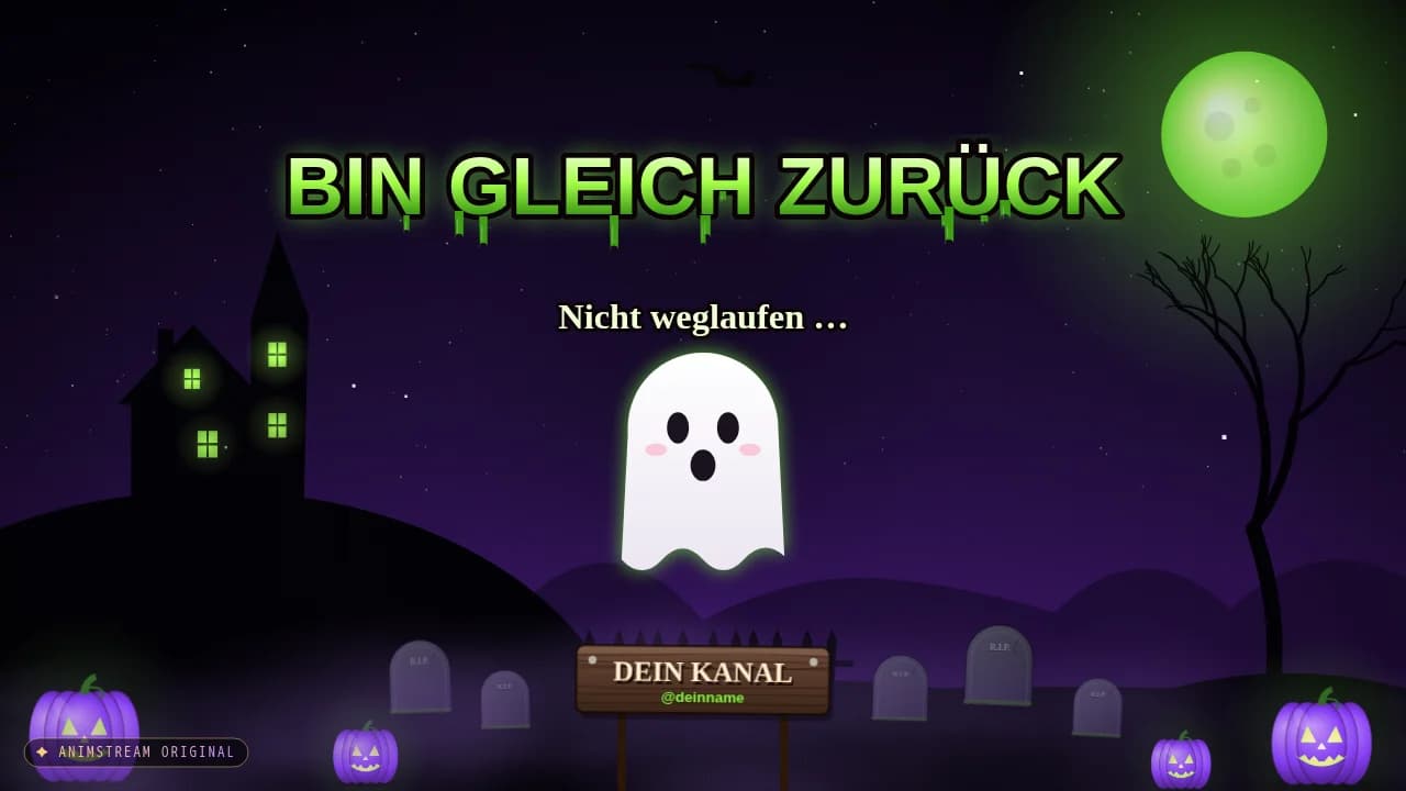 Bin gleich zurück-Szene – Halloween Hexennacht