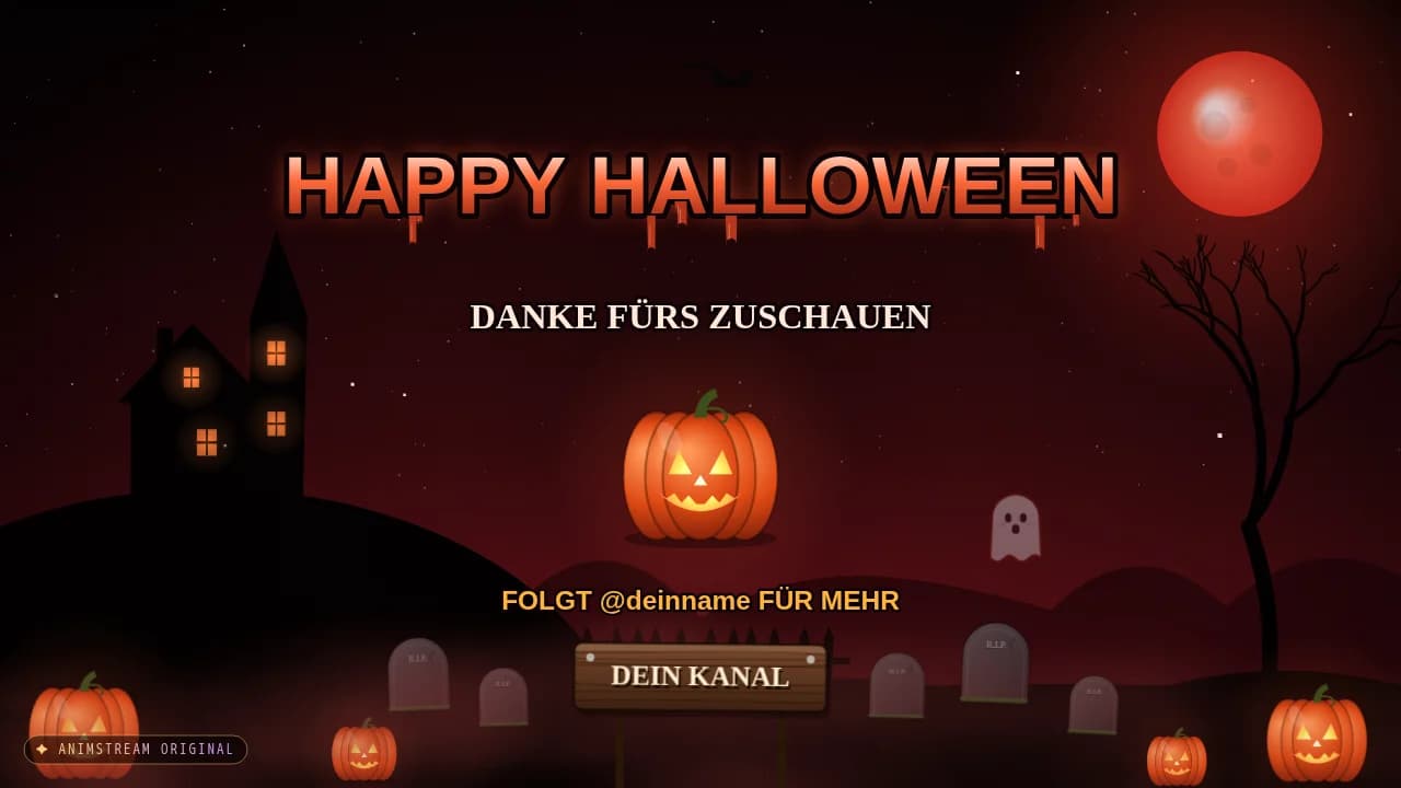 Stream-Ende-Szene – Halloween Blutmond