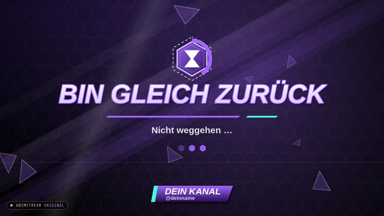 Bin gleich zurück-Szene – Hero Arena Violett