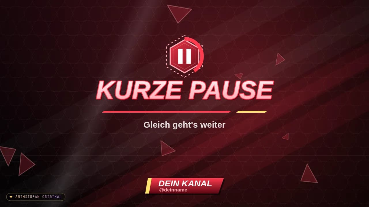 Pause-Szene – Hero Arena Crimson