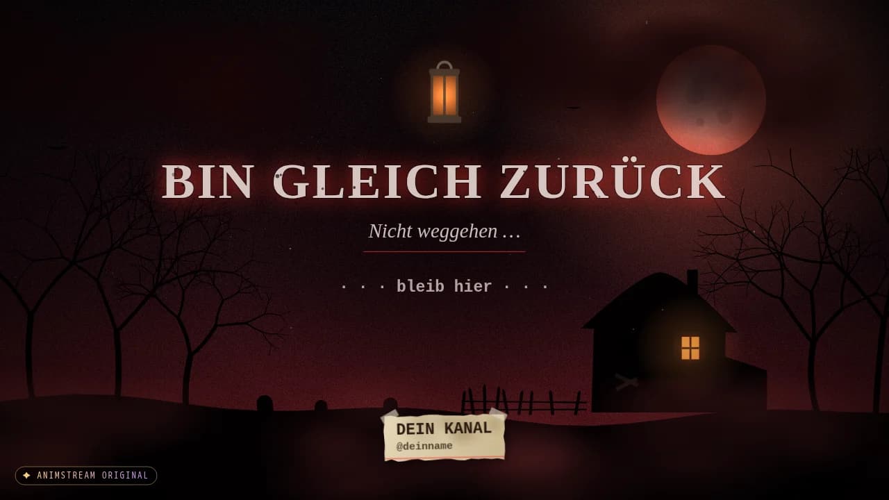 Bin gleich zurück-Szene – Horror Night Blutmond