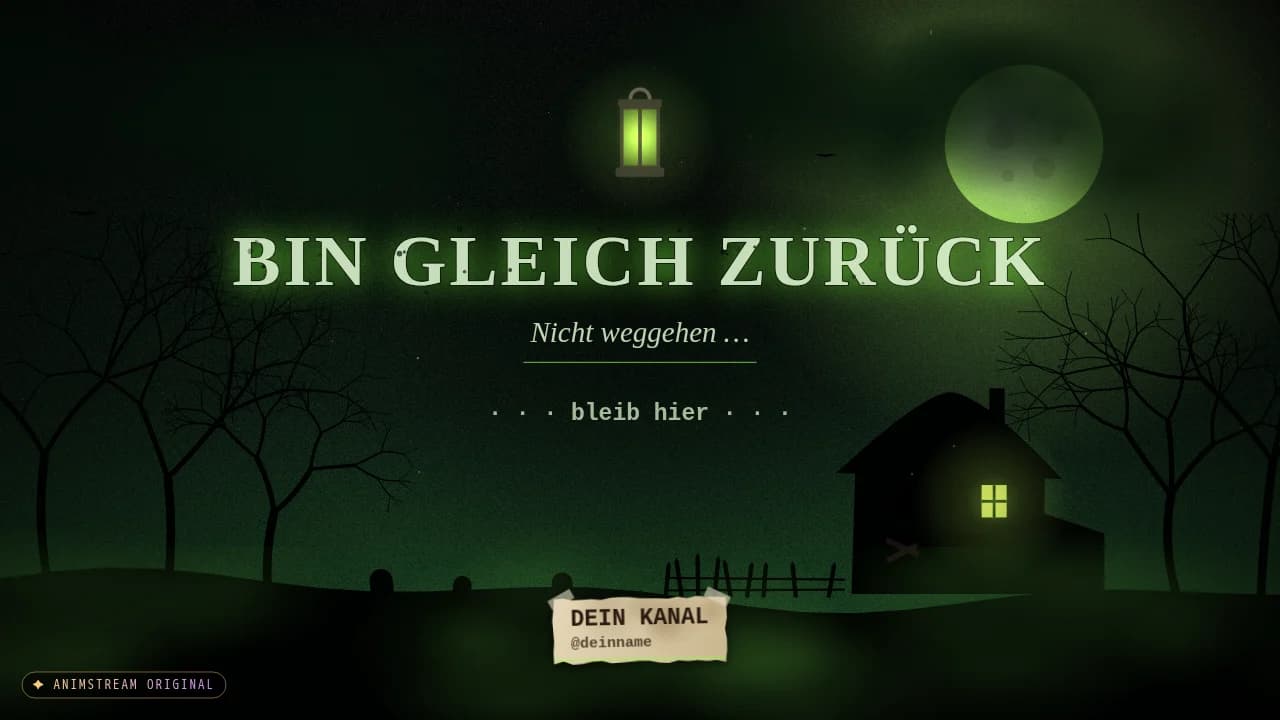 Bin gleich zurück-Szene – Horror Night Toxisch