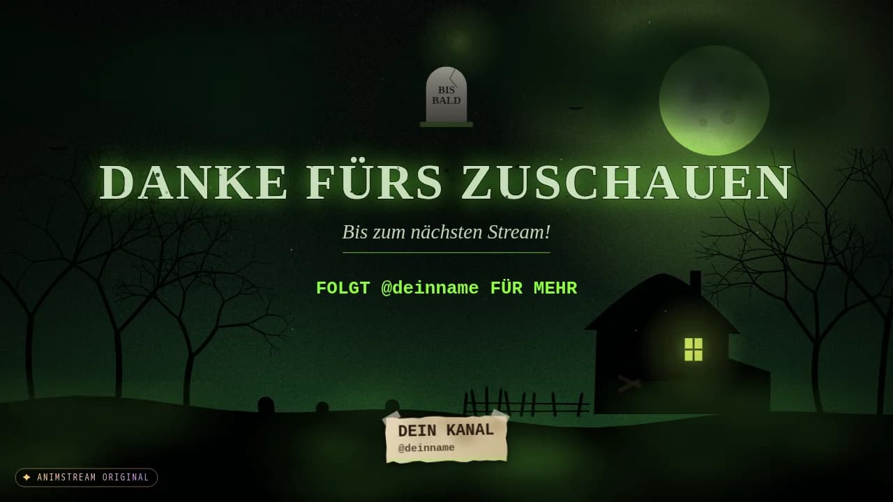 Stream-Ende-Szene – Horror Night Toxisch