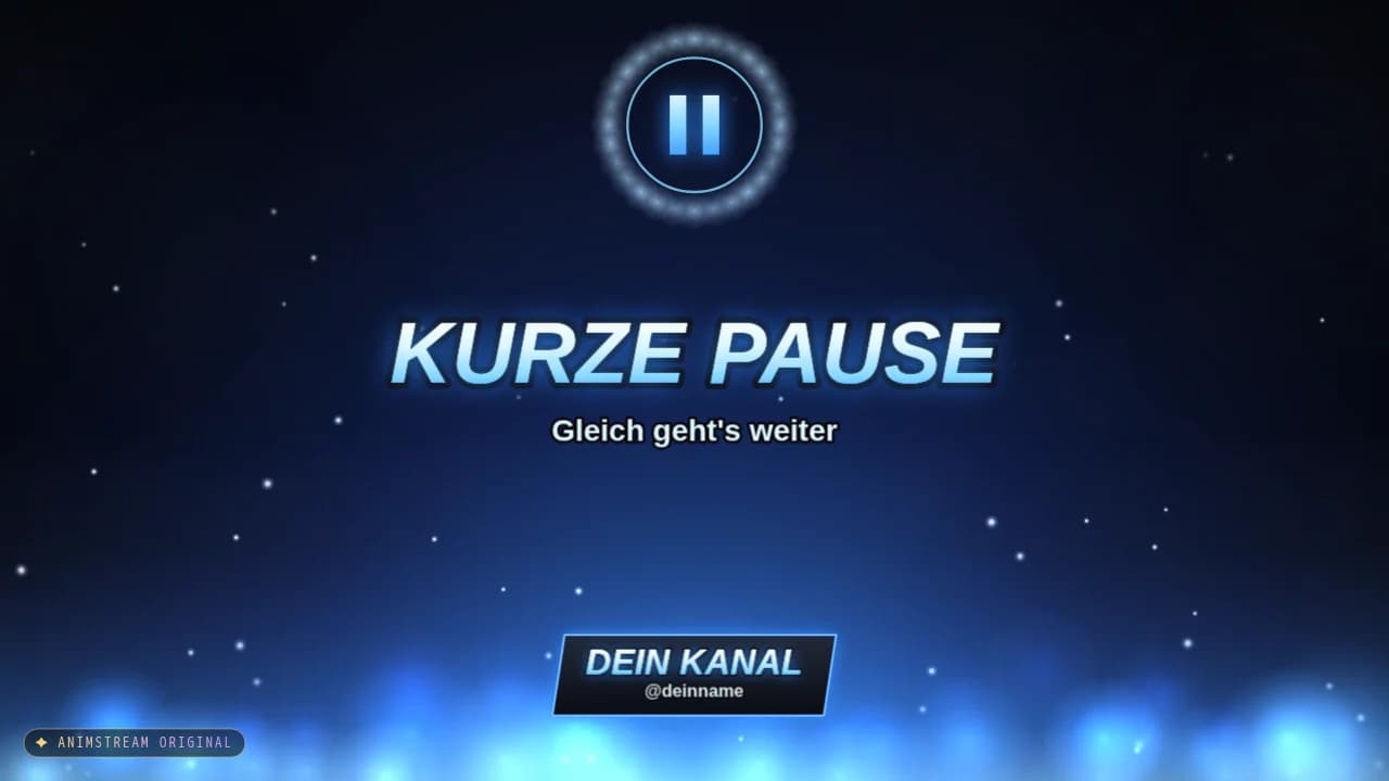 Pause-Szene – Inferno Blaue Flamme