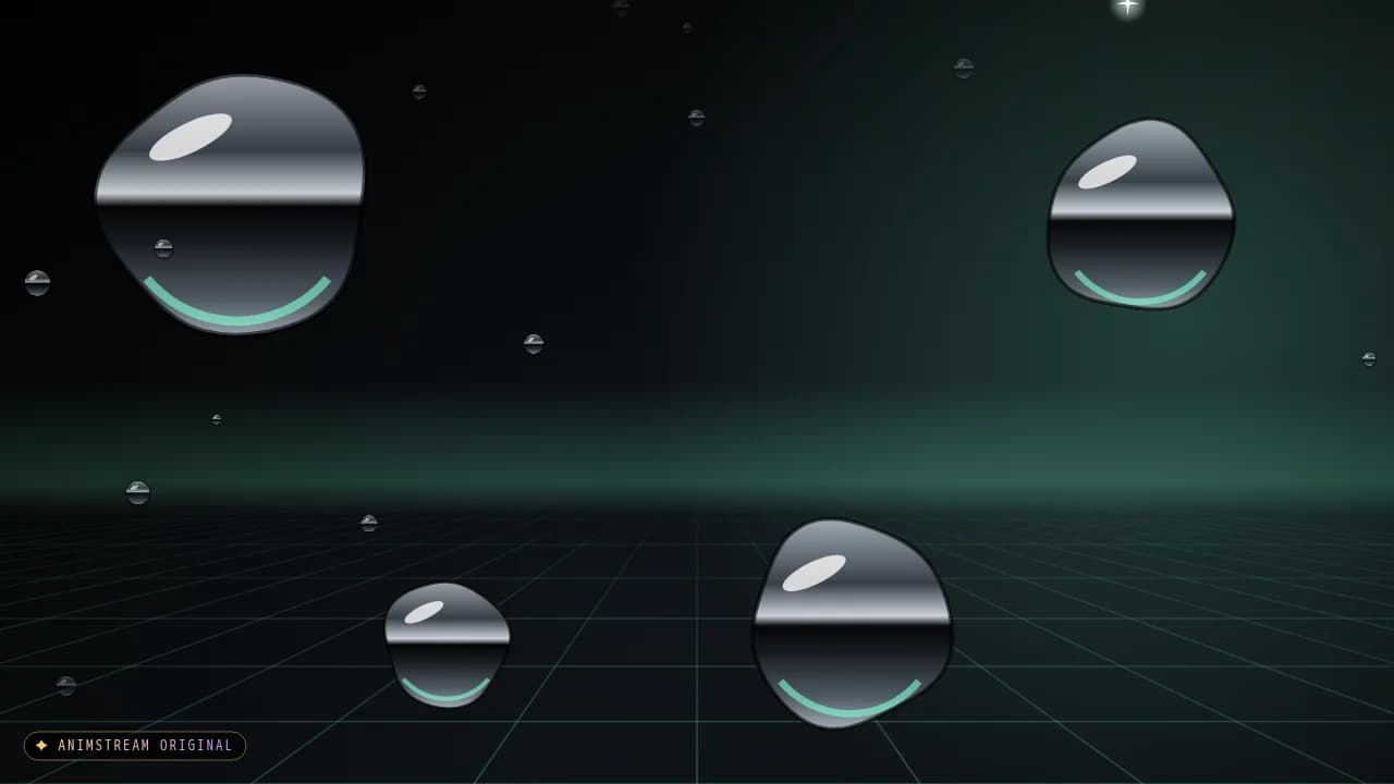 Hintergrund – Liquid Chrome Black Chrome