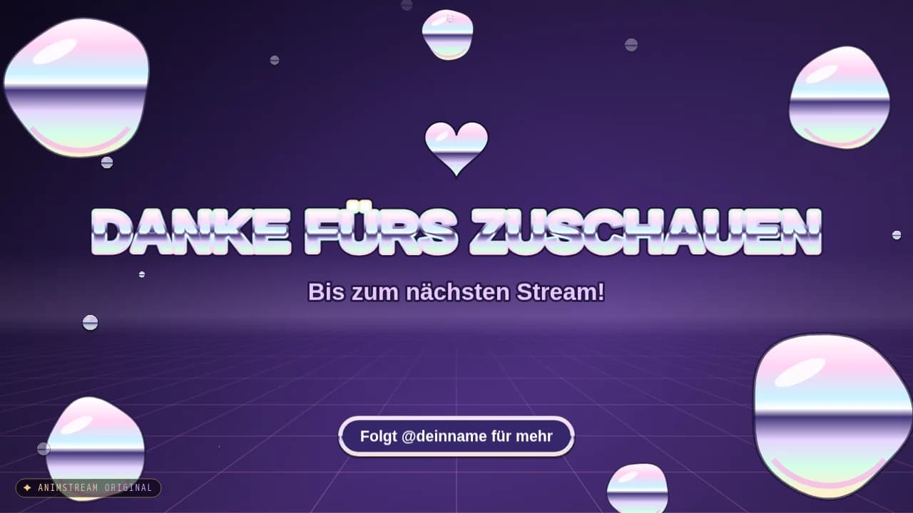Stream-Ende-Szene – Liquid Chrome Perlmutt