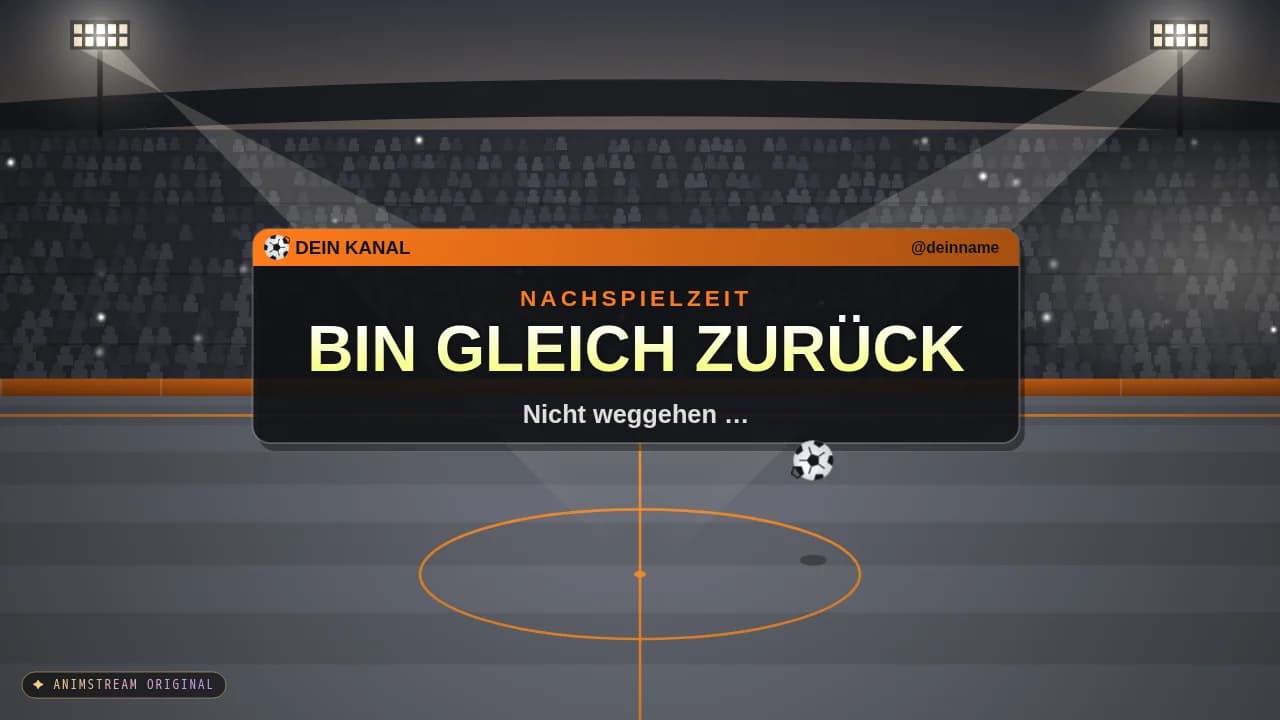Bin gleich zurück-Szene – Matchday Straßenkick